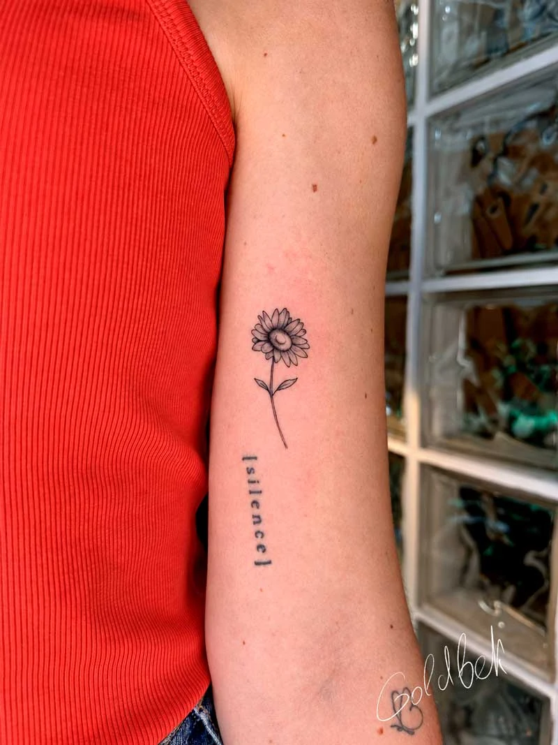 Chamomile tattoo